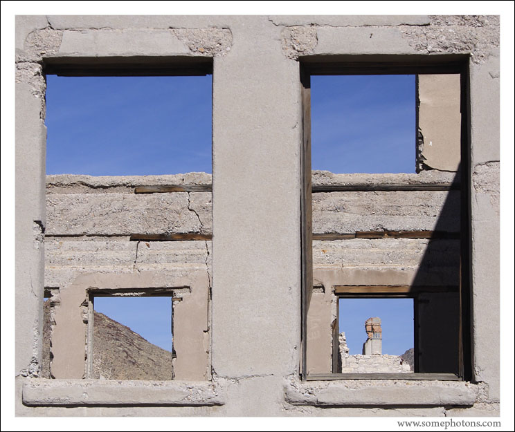 Rhyolite ghost town, near Death Valley