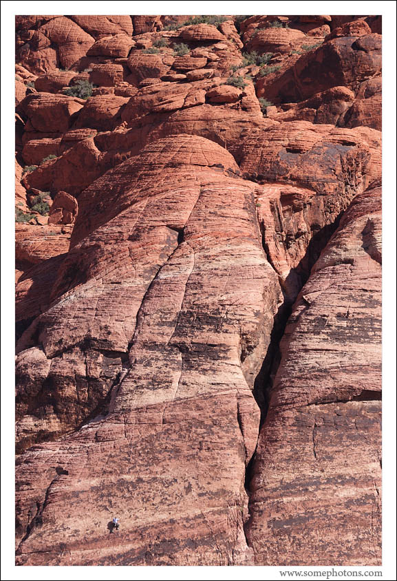 Climber, Red Rock Canyon, Nevada