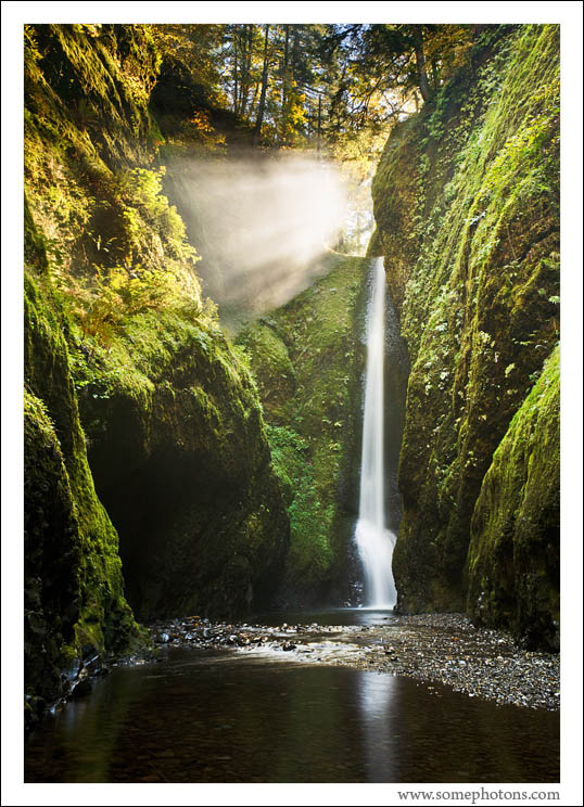 Waterfall, Columbia River Gorge Area, Oregon