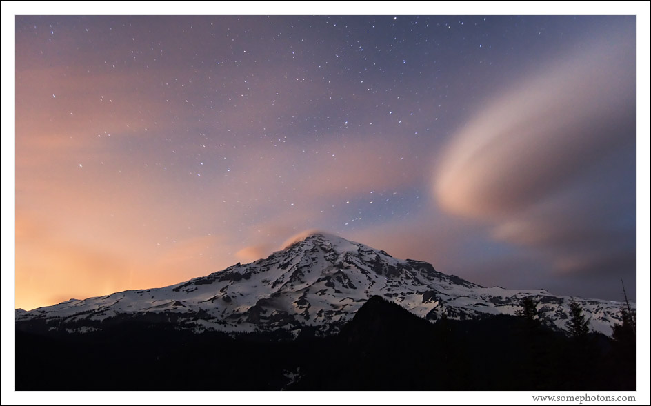 1:00 AM, Mt Rainier, Washington