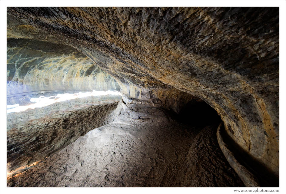 Visitors' Headlamps, Lava Beds National Monument, California