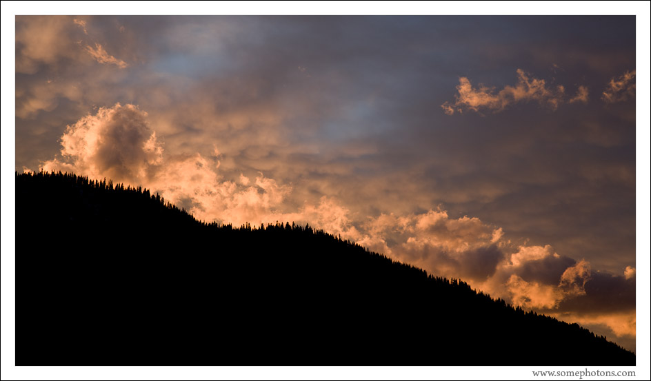 Ridgeline and Clouds, Central Washington