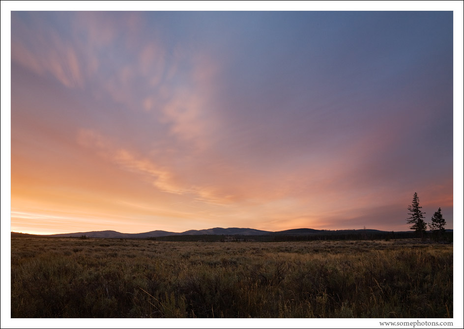Yellowstone Sunrise, Wyoming