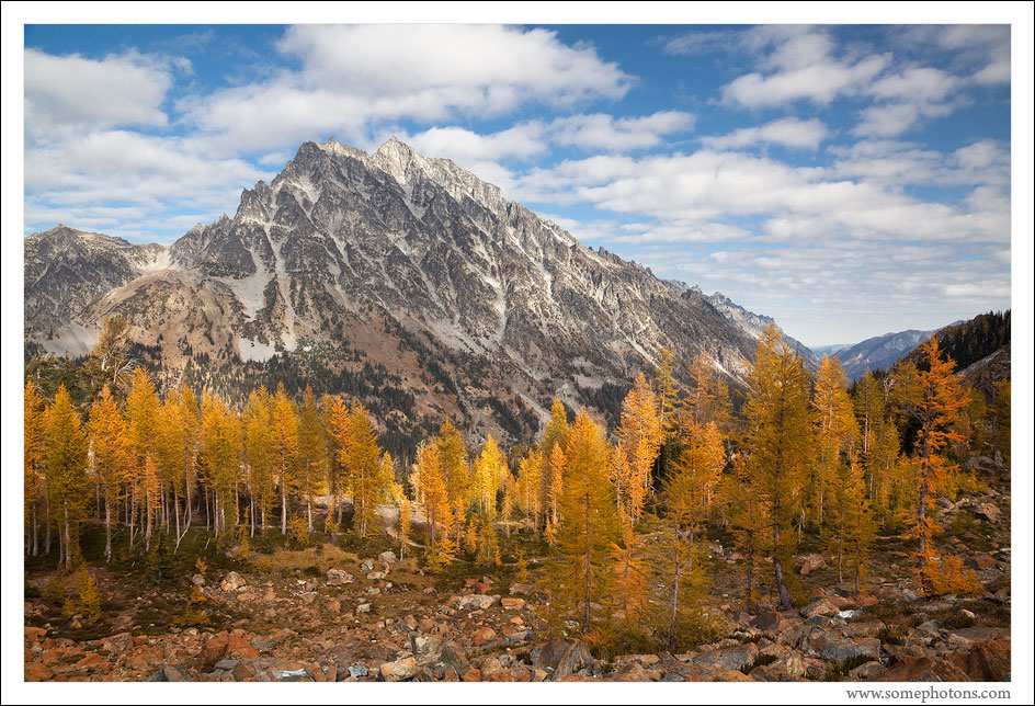 Mt Stuart and Larch, Alpine Lakes Wilderness, Washington