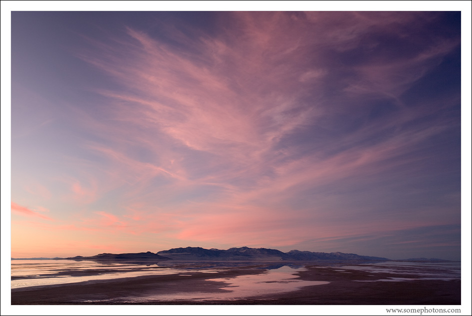 Edge of the Great Salt Lake, Utah
