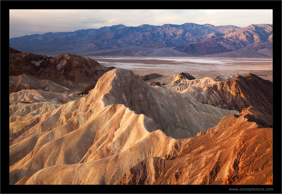 Badlands and Panamint Range, Death Valley National Park
