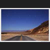 Death Valley at night, California