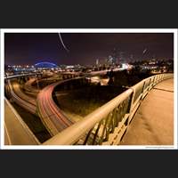 Cars, Planes, and Railings, Seattle, Washington