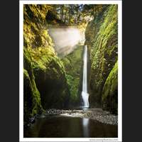 Waterfall, Columbia River Gorge Area, Oregon