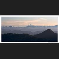 Cascade Range from Mt Rainier National Park, Washington