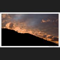 Ridgeline and Clouds, Central Washington