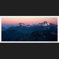 Sunrise on the North Cascades, Washington