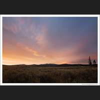 Yellowstone Sunrise, Wyoming
