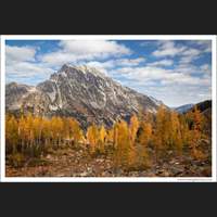 Mt Stuart and Larch, Alpine Lakes Wilderness, Washington