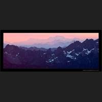 Olympic Mountains, from Mt Ellinor